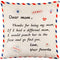 18x18in Throw Pillow for Mom from Daughter & Son